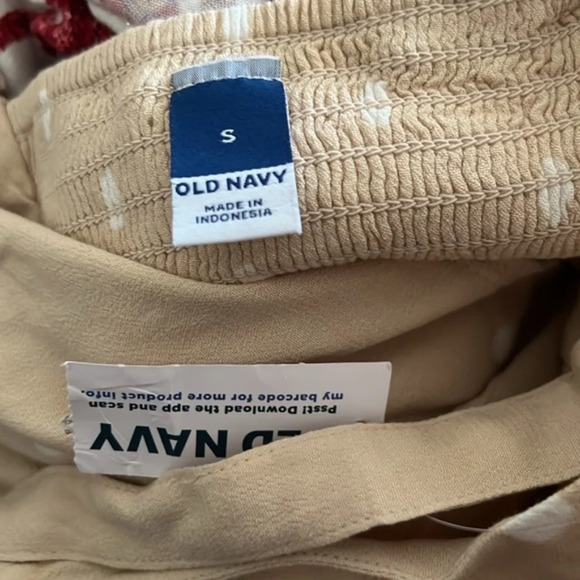 NWT old navy Polka-Dot Smocked Maxi Slip Dress for Women Small - Picture 5 of 7